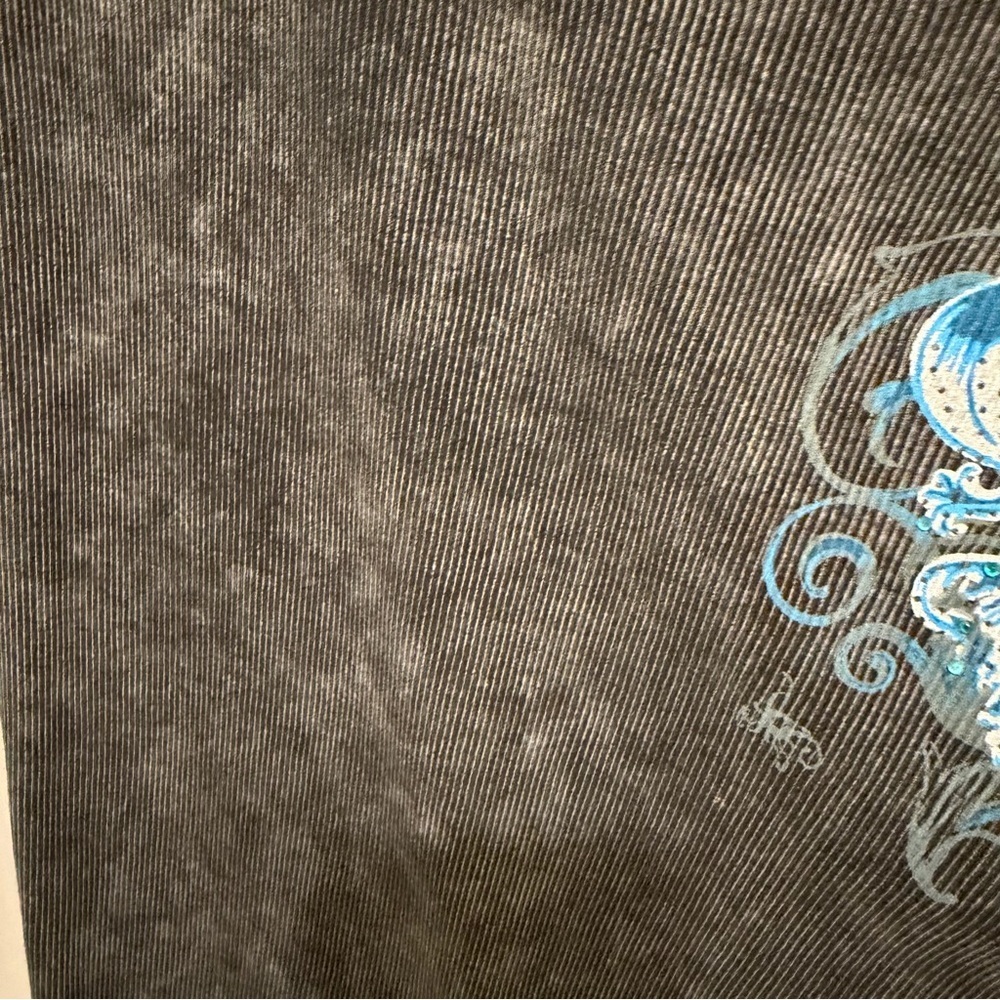 Y2K Grunge Emo Long Sleeve Vneck Small - Picture 4 of 6